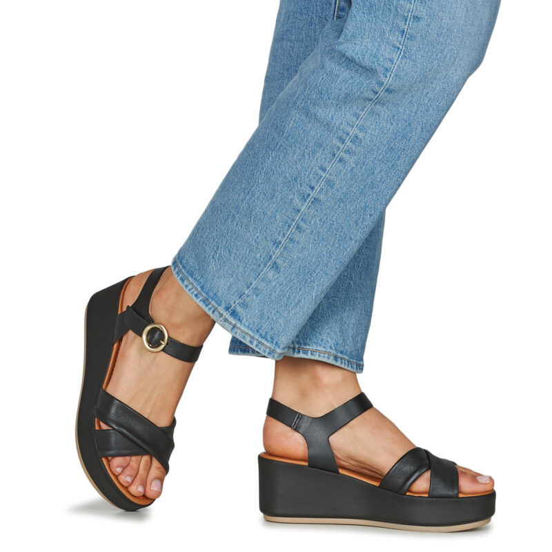 JB Martin AMBRE Nero Sandali con zeppa Donna - 8