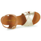 JB Martin AMBRE Oro Sandali con zeppa Donna - 6