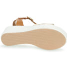 JB Martin AMBRE Oro Sandali con zeppa Donna - 7