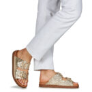 JB Martin AUBANE Oro Sandali bassi Donna - 8