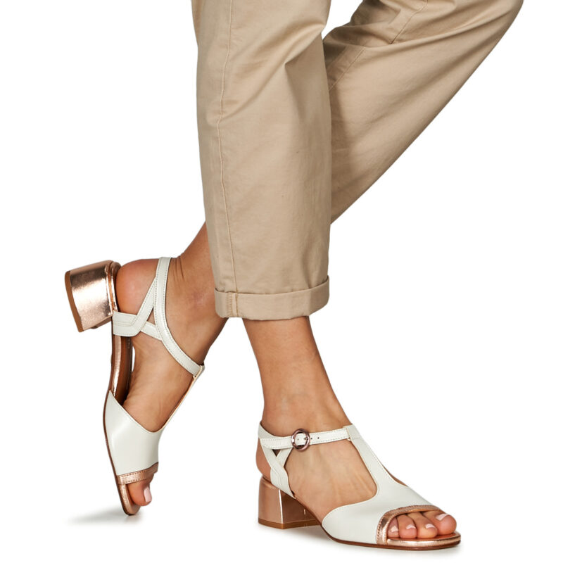 JB Martin MITAINE Bianco Sandali con tacco Donna - 8