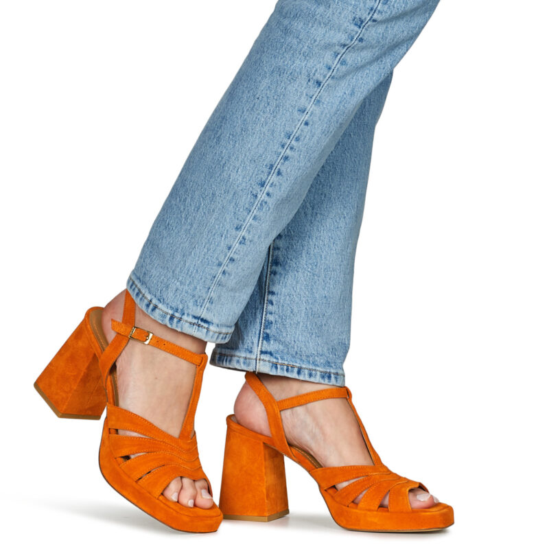 JB Martin MUCCIA Arancio Sandali con tacco Donna - 8