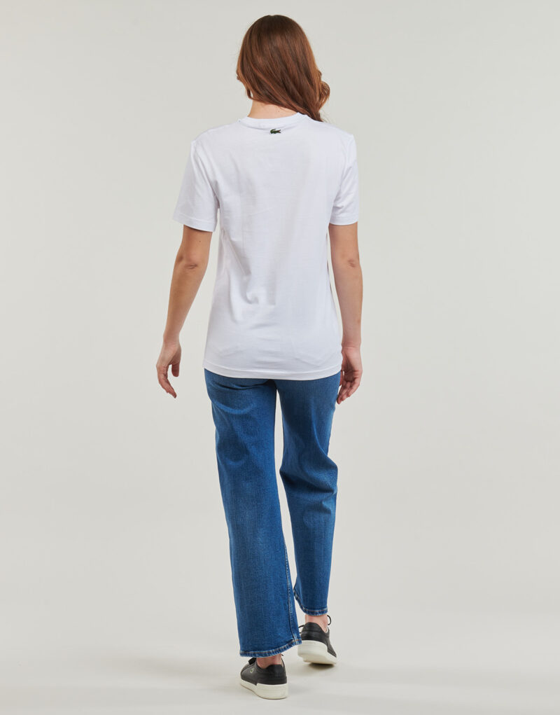 T-shirt Lacoste TH1147 White Short sleeve t-shirt Women - 4