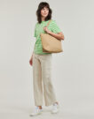 T-shirt Lacoste TF2594 Verde T-shirt maniche corte Donna - 3