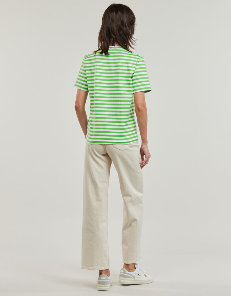 T-shirt Lacoste TF2594 Verde T-shirt maniche corte Donna - 4