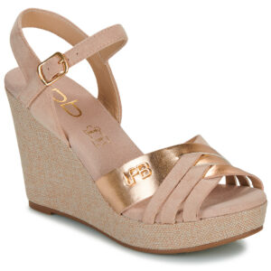 Les Petites Bombes  ISALINE  Beige Sandali con zeppa Donna