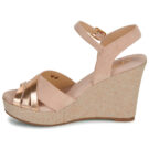 Les Petites Bombes ISALINE Beige Sandali con zeppa Donna - 4