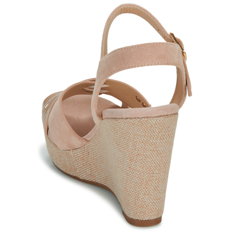 Les Petites Bombes ISALINE Beige Sandali con zeppa Donna - 5