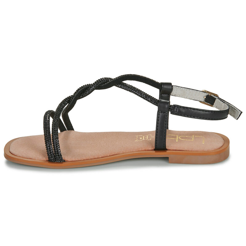 Les Petites Bombes ICA Black Low Sandals Woman - 4
