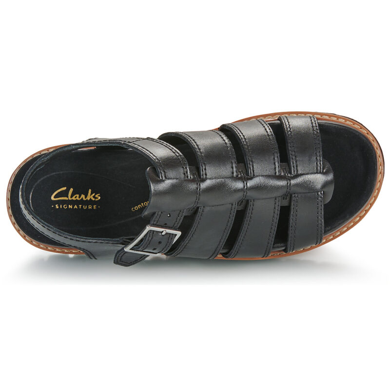 Clarks ORIANNA TWIST Noir Sandales compens&eacute;es Femme - 5