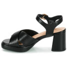 Clarks Sandales &agrave; talons noires RITZY 75 RAE pour femmes - Pointure 4