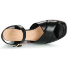 Clarks Sandales &agrave; talons noires RITZY 75 RAE pour femmes - Pointure 6