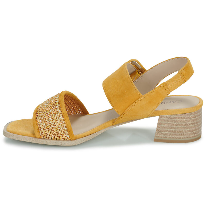 Caprice 28203 Giallo Sandali con tacco Donna - 4