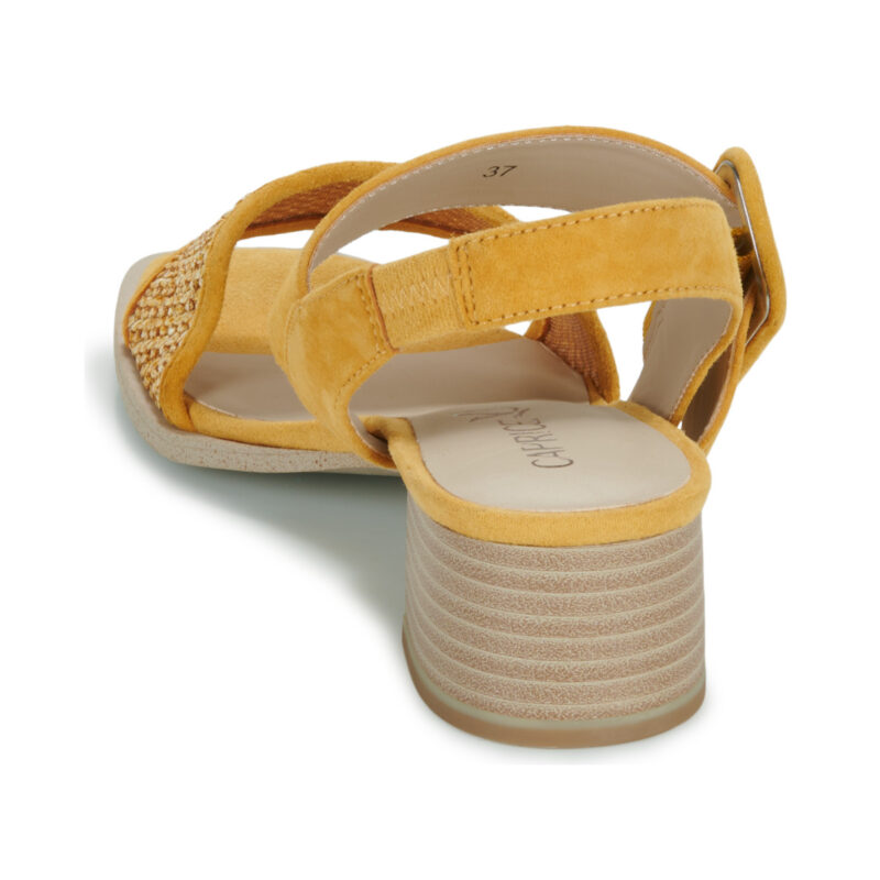 Caprice 28203 Giallo Sandali con tacco Donna - 5