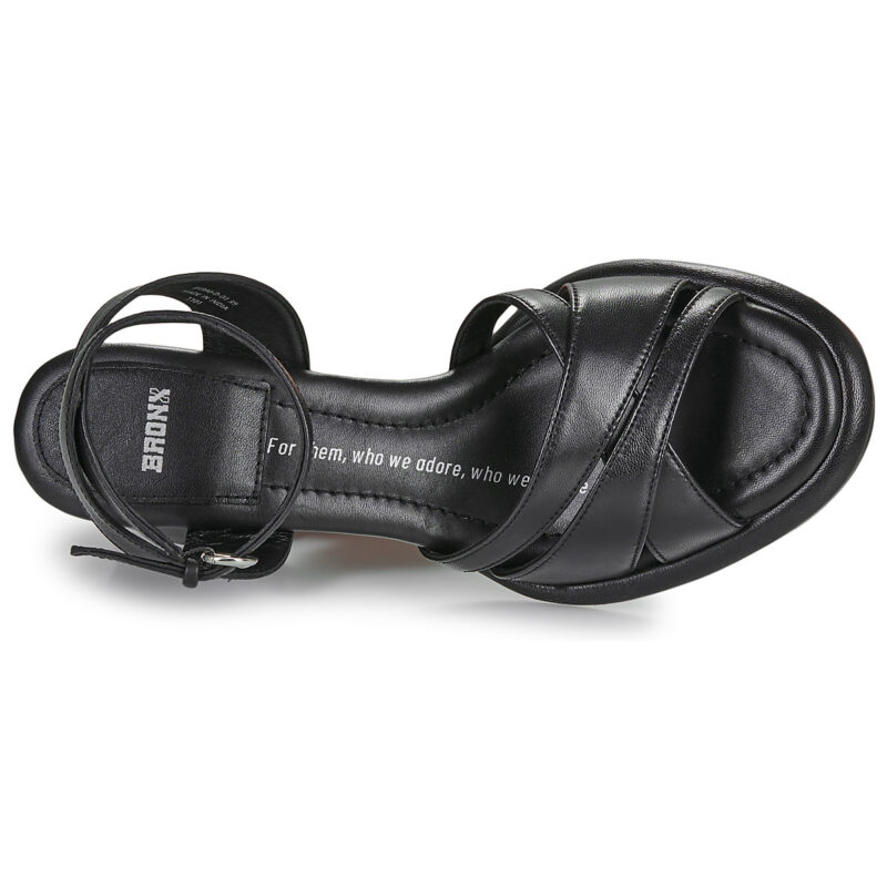 Bronx NEW-JAGGER Nero Sandali con tacco Donna - 6
