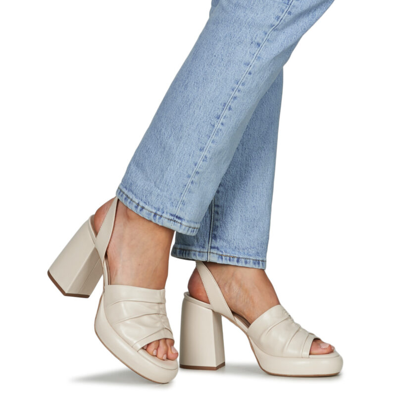 Bronx GINN-Y Bianco Sandali con tacco Donna - 8