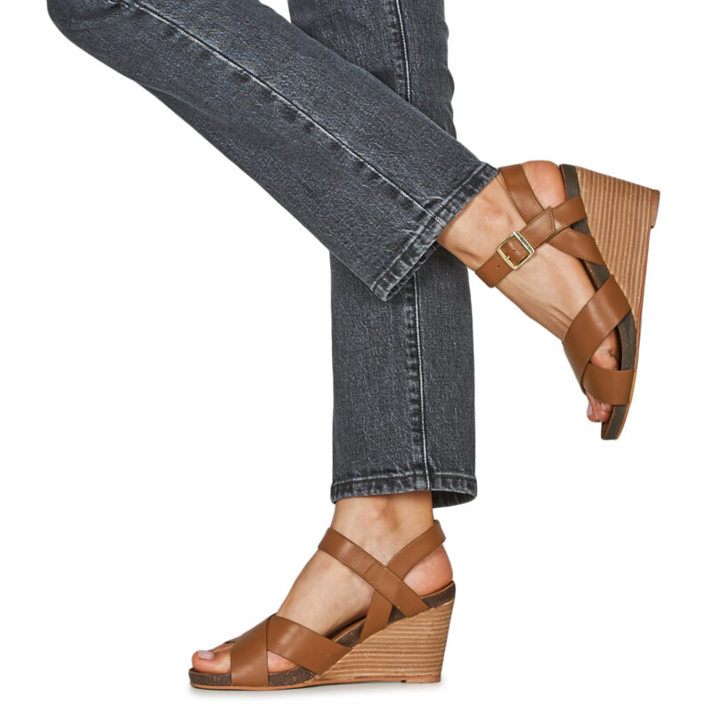 Ravel KELTY Marrone Sandali con zeppa Donna - 8
