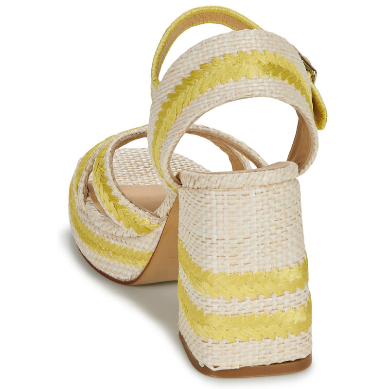 Castaner VEGA Giallo Sandali con tacco Donna - 5