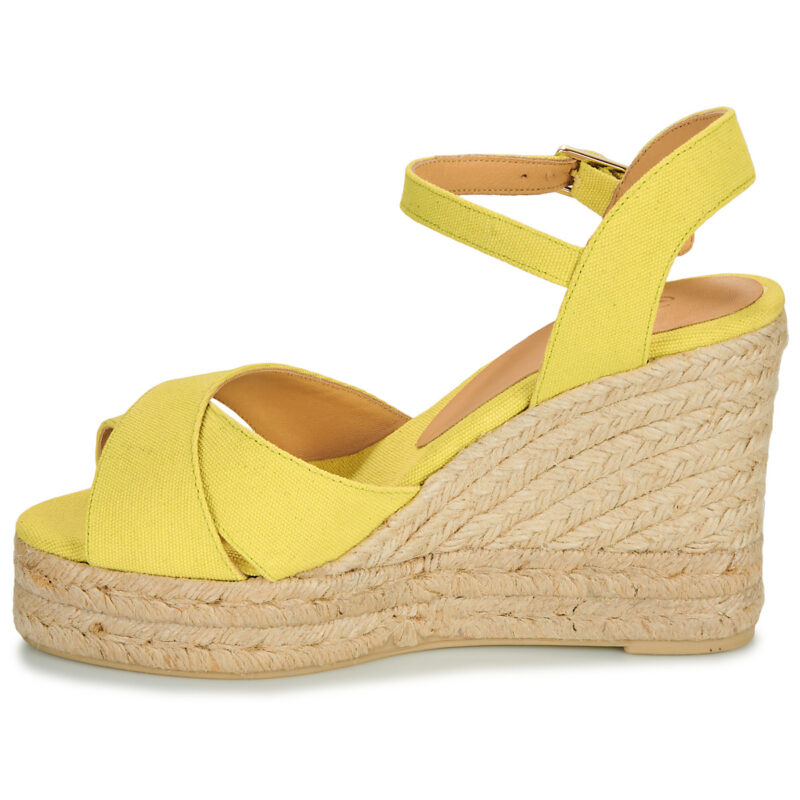 Castaner BLAUDELL Giallo Sandali con zeppa Donna - 4