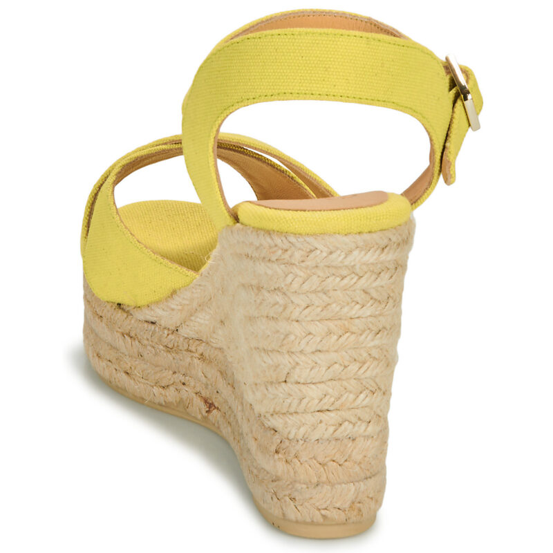 Castaner BLAUDELL Giallo Sandali con zeppa Donna - 5
