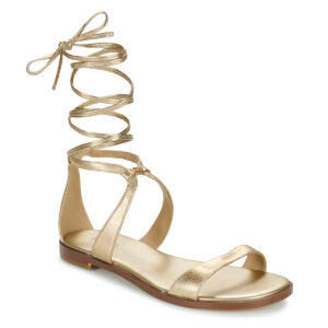 MICHAEL Michael Kors AMARA FLAT SANDAL Oro Sandali bassi Donna