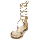 MICHAEL Michael Kors AMARA FLAT SANDAL Oro Sandali bassi Donna - 3