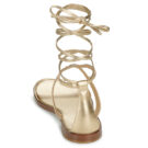 MICHAEL Michael Kors AMARA FLAT SANDAL Oro Sandali bassi Donna - 5