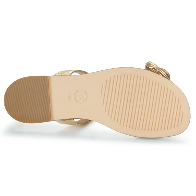 MICHAEL Michael Kors AMARA FLAT SANDAL Oro Sandali bassi Donna - 7