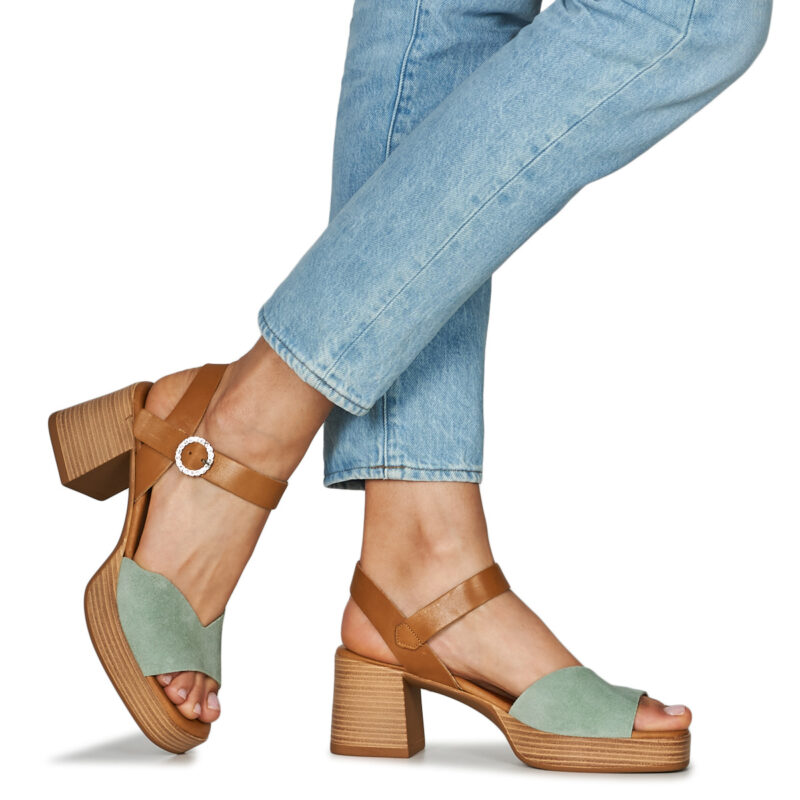 Dorking DIAMOND Verde Sandali con tacco Donna - 8