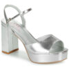 Moony Mood GISELE Silver Women's Heeled Sandals