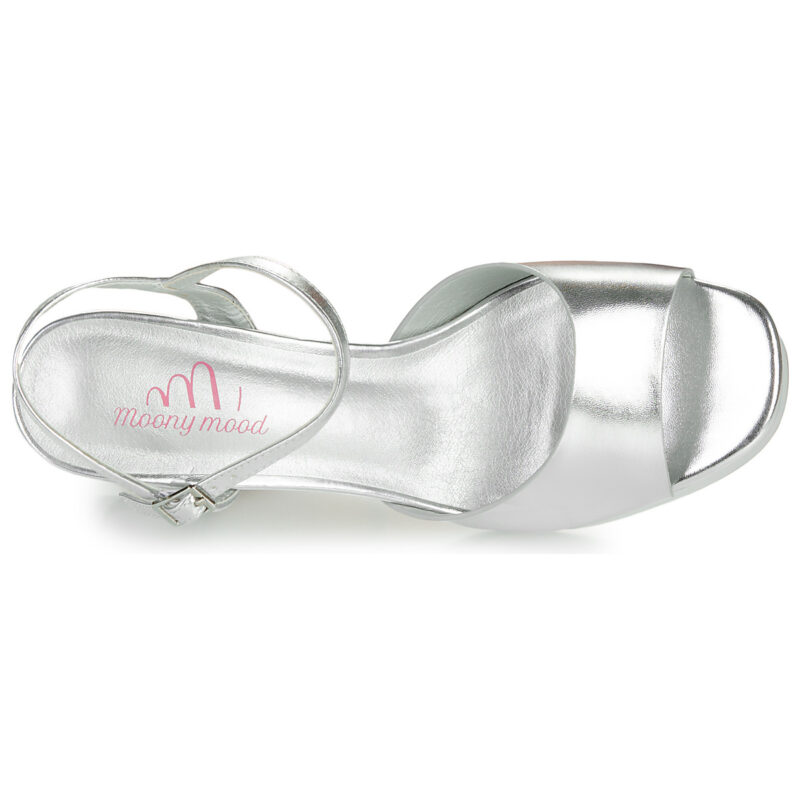 Moony Mood GISELE Silver Heeled Sandals Women - 6