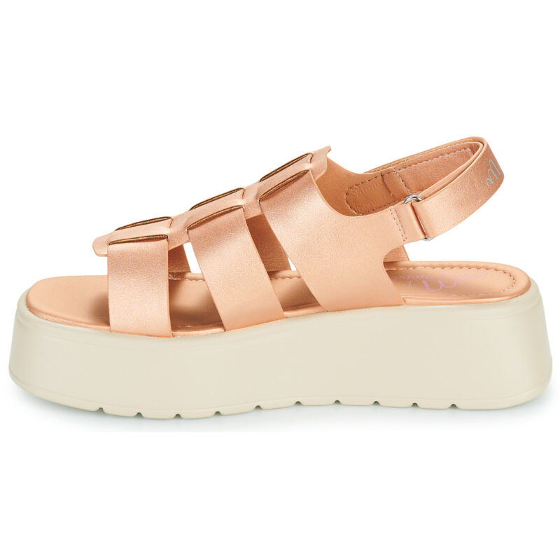 Moony Mood ANDREA Beige Sandali con zeppa Donna - 4