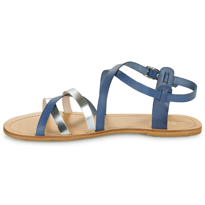 So Size IDITRON Blu Sandali bassi Donna - 4
