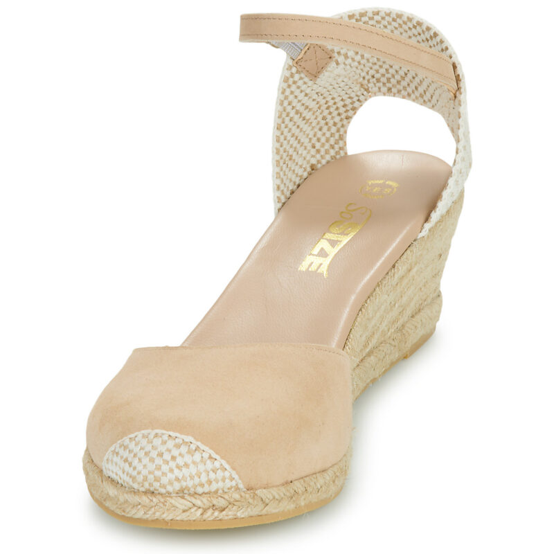 So Size PILILI Beige Sandali con zeppa Donna - 3