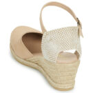 So Size PILILI Beige Sandali con zeppa Donna - 5