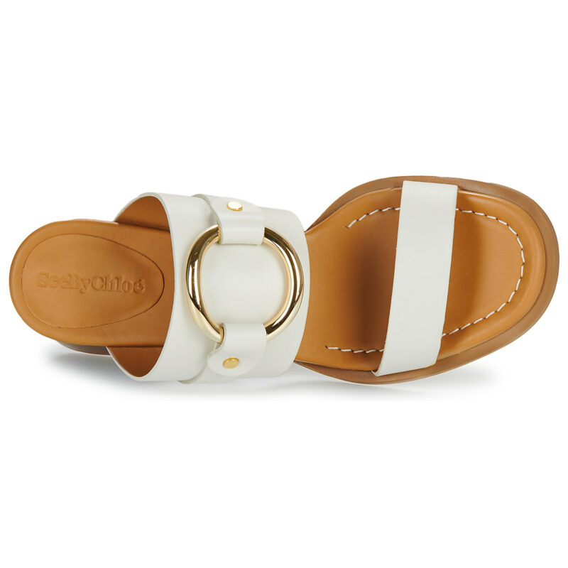 See by Chlo&eacute; HANA Bianco Sandali con tacco Donna - 6