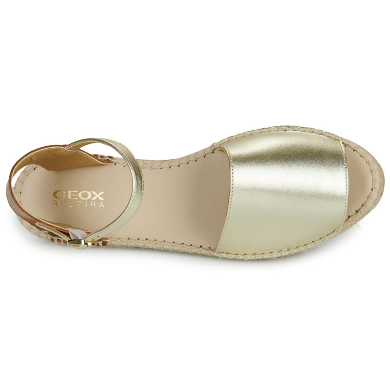 Geox D LAMPEDUSA Oro Sandalen flach Damen - 6