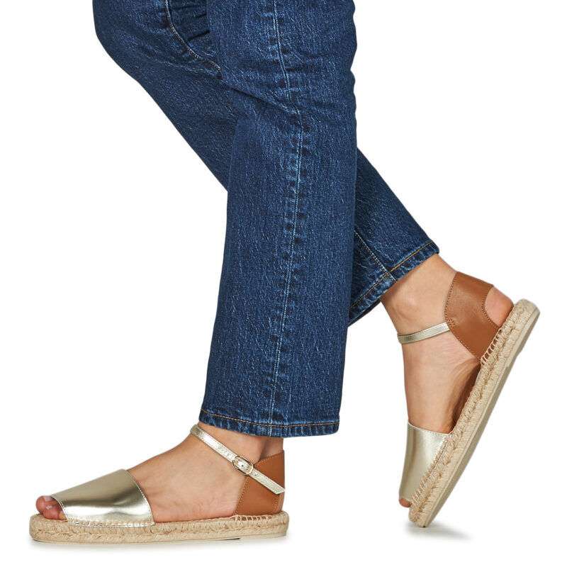 Geox D LAMPEDUSA Oro Sandalen flach Damen - 8