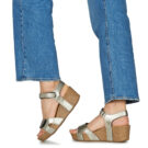 Casual Attitude IPILAME Oro Sandali con zeppa Donna - 8