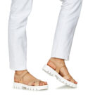 Casual Attitude NEW001 Beige Sandali con zeppa Donna - 8