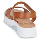 Casual Attitude NEW001 Marrone Sandalen mit Keilabsatz Damen - 5