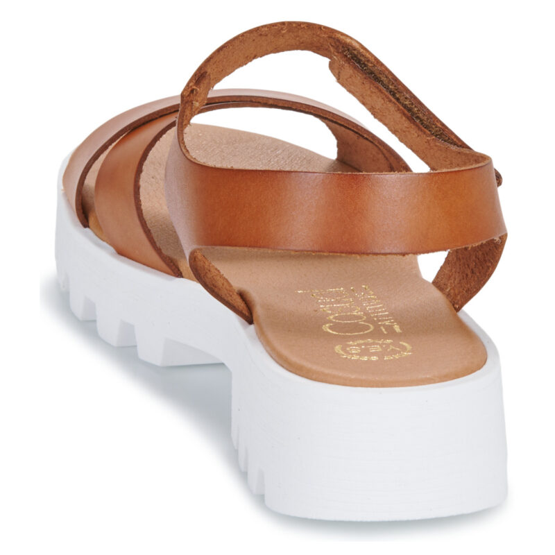 Casual Attitude NEW001 Marrone Sandalen mit Keilabsatz Damen - 5