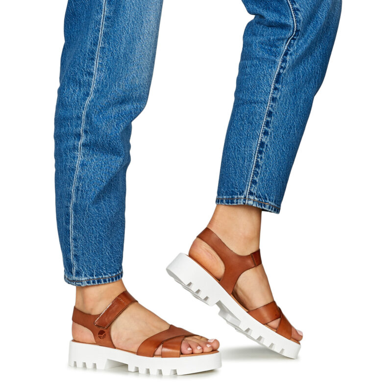 Casual Attitude NEW001 Marrone Sandalen mit Keilabsatz Damen - 8