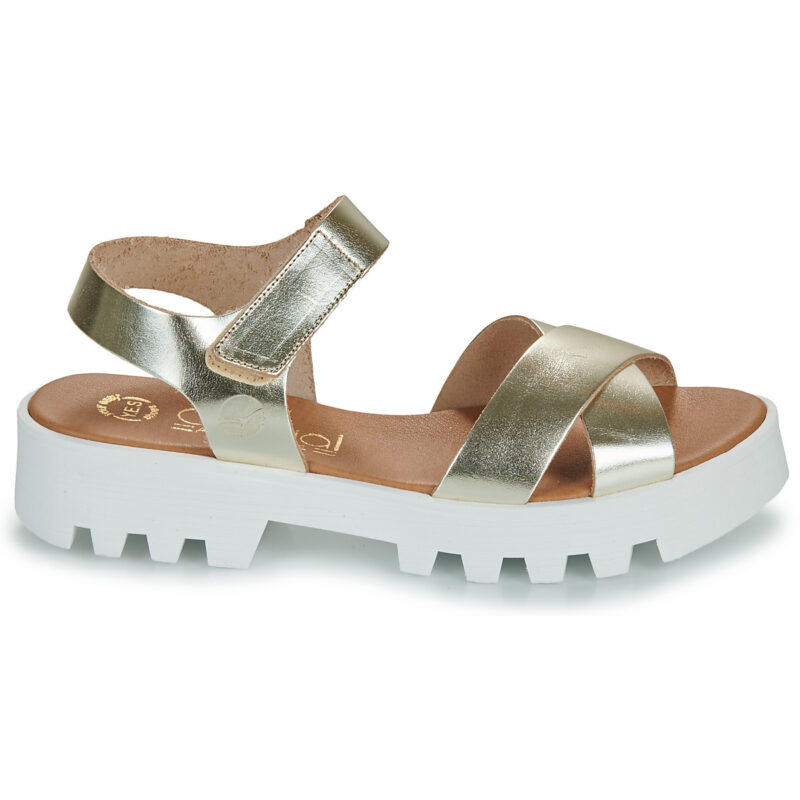 Casual Attitude NEW001 Oro Sandali con zeppa Donna - 2