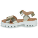 Casual Attitude NEW001 Oro Sandali con zeppa Donna - 4