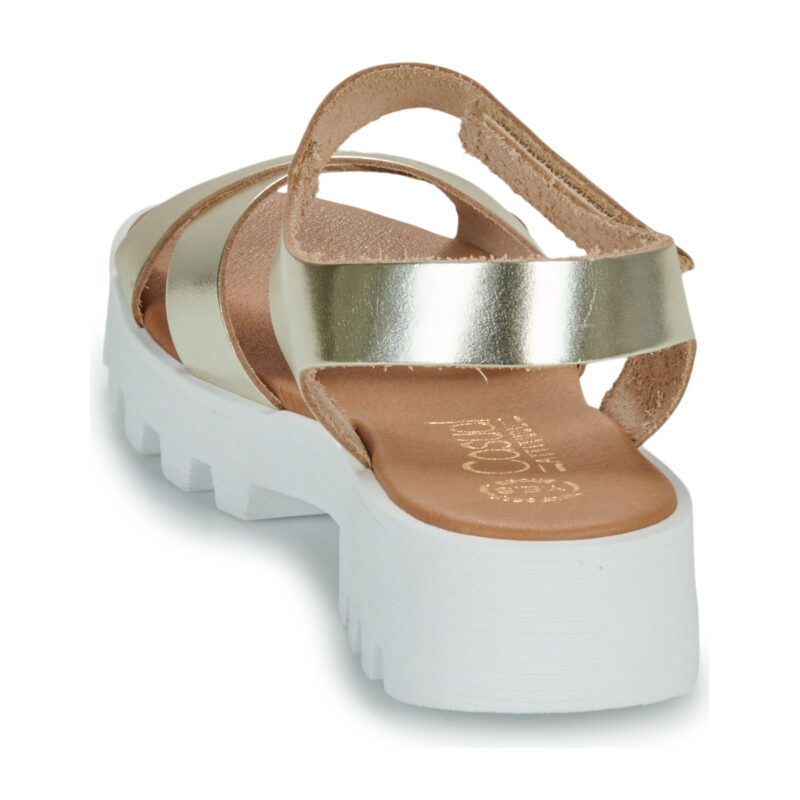 Casual Attitude NEW001 Oro Sandali con zeppa Donna - 5