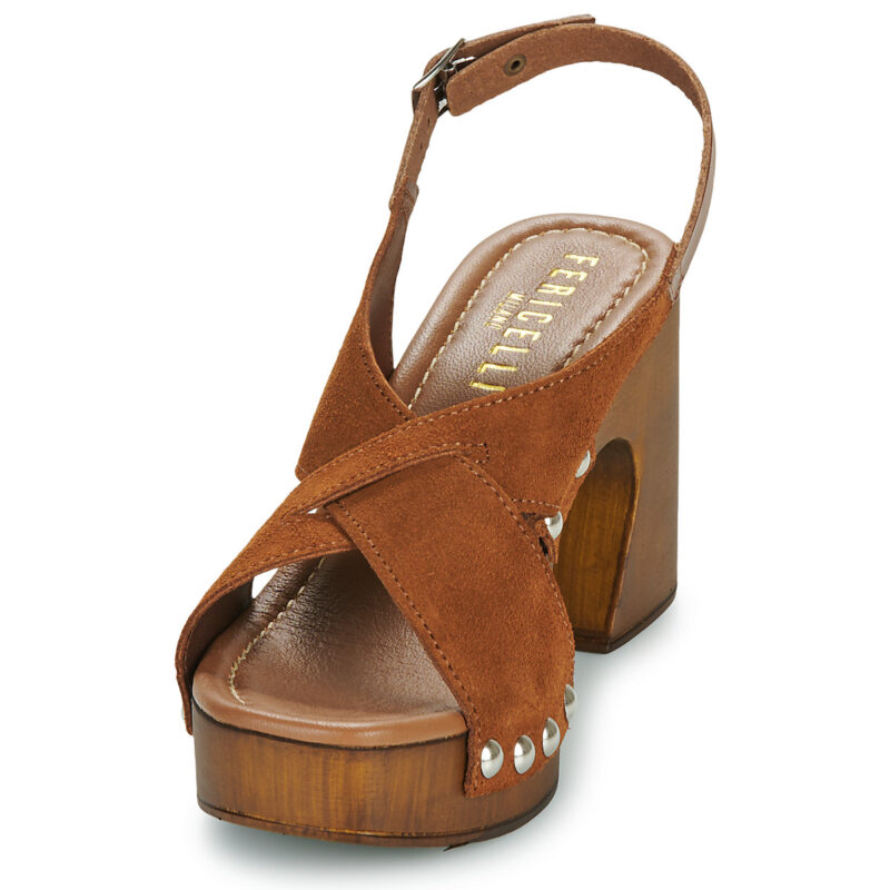 Fericelli PRISCILLA Marrone Sandali con tacco Donna - 3