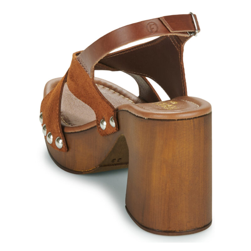 Fericelli PRISCILLA Marrone Sandali con tacco Donna - 5