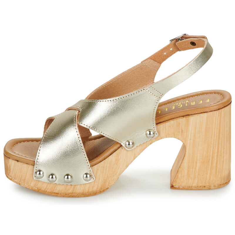 Fericelli PRISCILLA Oro Sandali con tacco Donna - 4