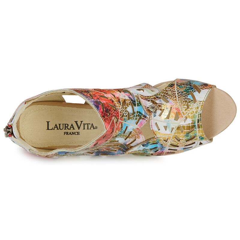 Laura Vita ALBANE Rosso Sandali con tacco Donna - 6